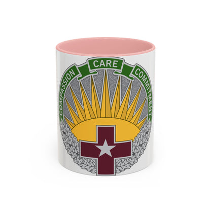 Tasse à café décorative du commandement régional de la santé centrale (armée américaine)