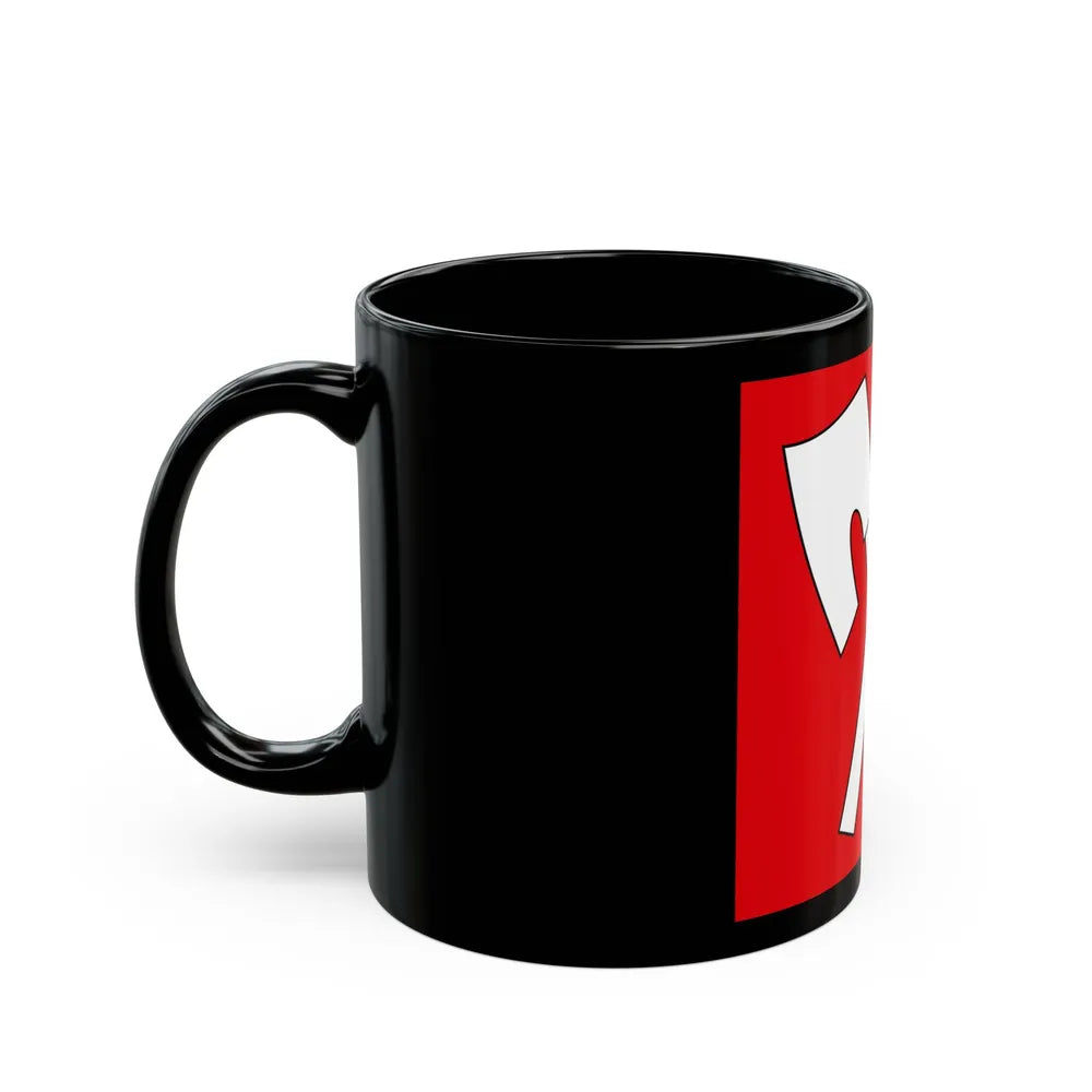 Flag of Biel Switzerland - Black Coffee Mug-Go Mug Yourself