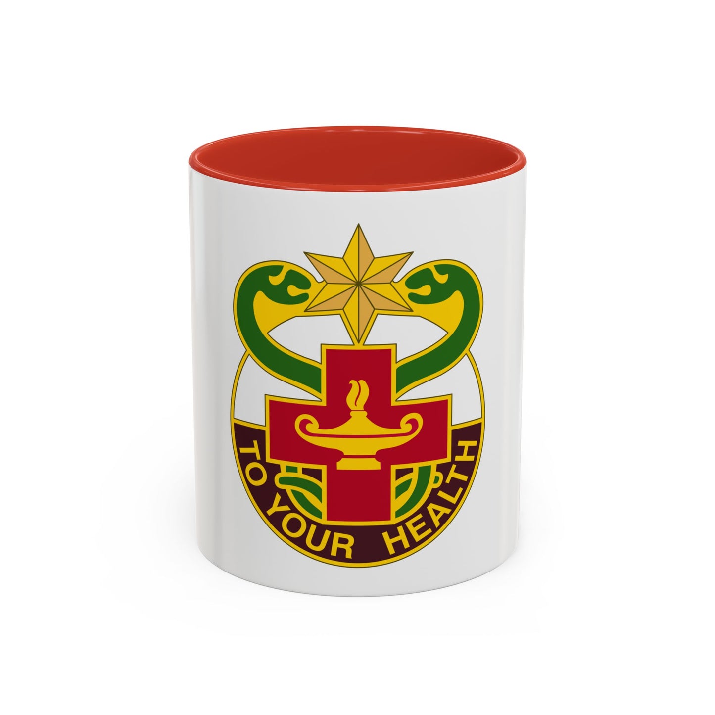 804 Medical Brigade 3 (U.S. Army) Accent Coffee Mug