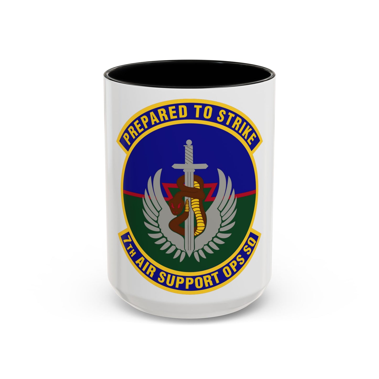 7th Air Support Operations Squadron (U.S. Air Force) Accent Coffee Mug