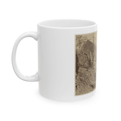 A Shattered Caisson, Fredericksburg, Va.(2) (U.S. Civil War) White Coffee Mug
