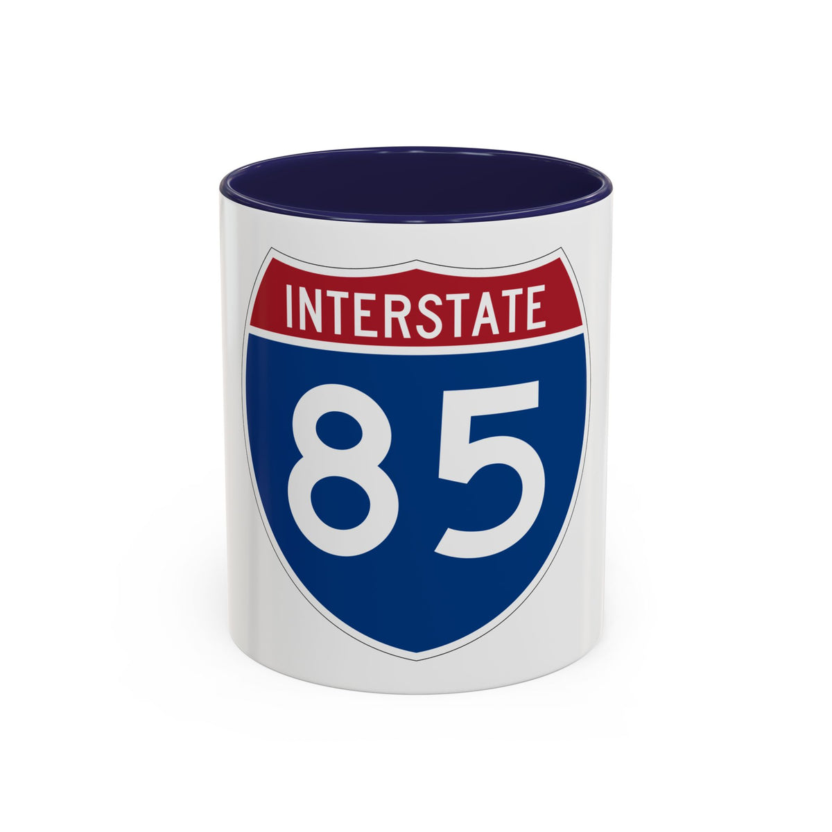Interstate 85 (U.S. Highways) Accent Coffee Mug