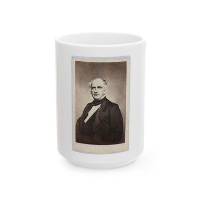 Col. Edward D. Baker, 1811-1861 (U.S. Civil War) White Coffee Mug