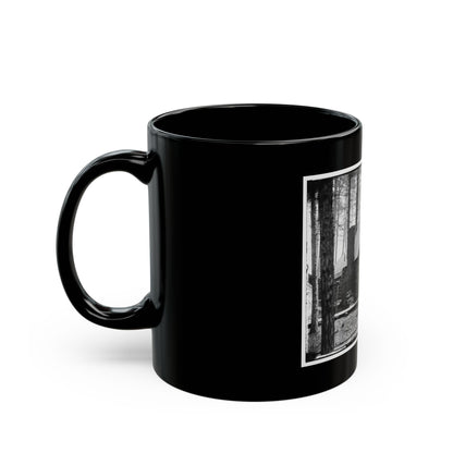 Brandy Station, Virginia. Officer's Winter Quarters Headquarters Army Of The Potomac (U.S. Civil War) Black Coffee Mug