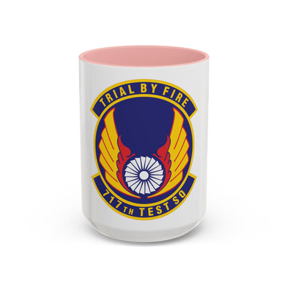 717th Test Squadron (U.S. Air Force) Accent Coffee Mug