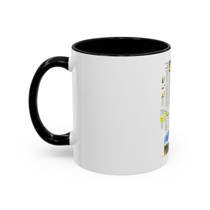 USA - North Central States 2 (1974) (Map) Accent Coffee Mug