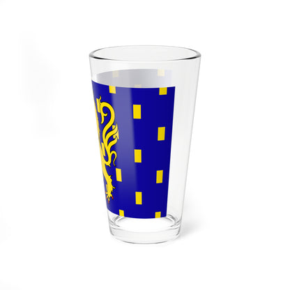 Flag of Franche Comte Region France (Belgium) Pint Glass 16oz