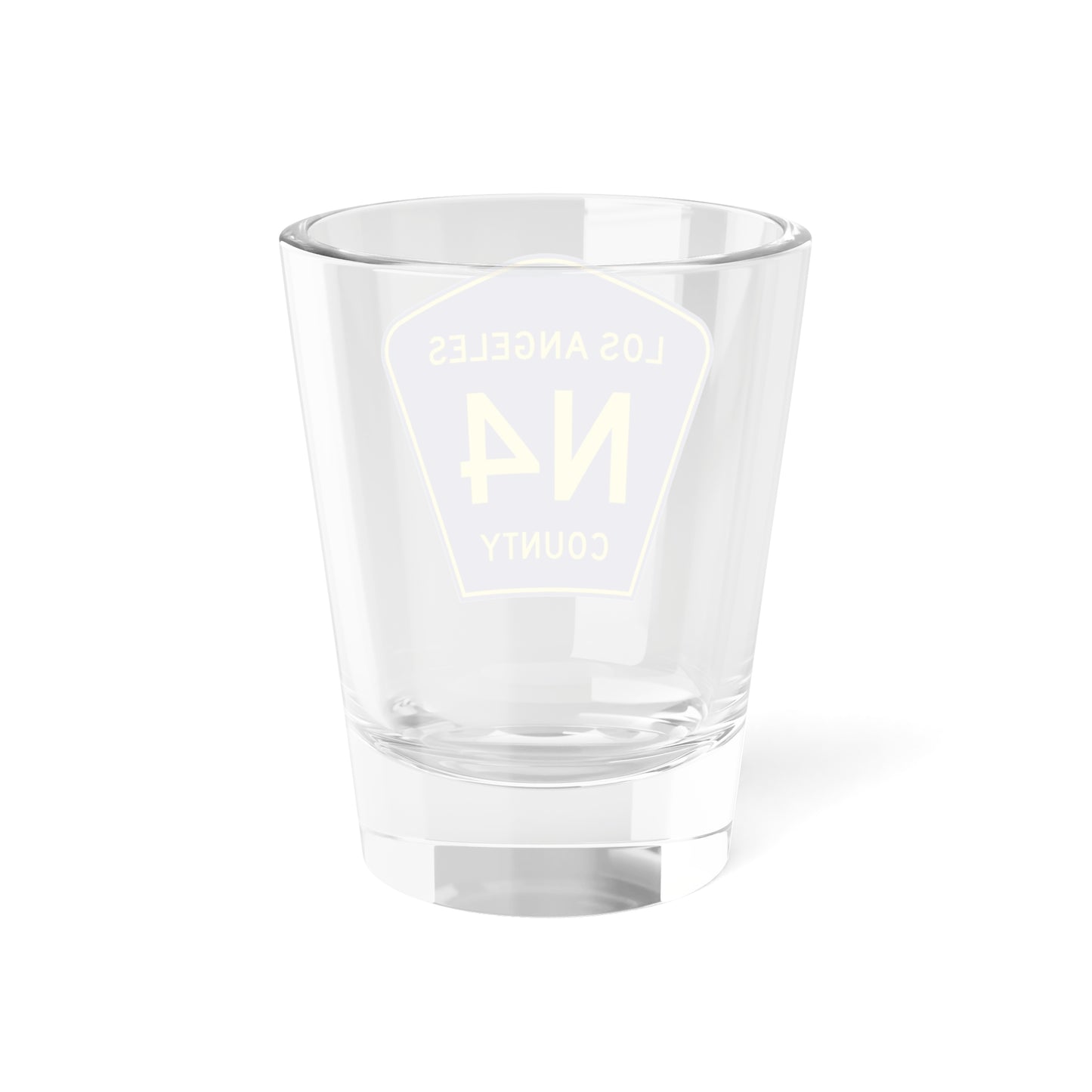 Los Angeles County N4 (California) (Road Sign) Shot Glass 1.5oz