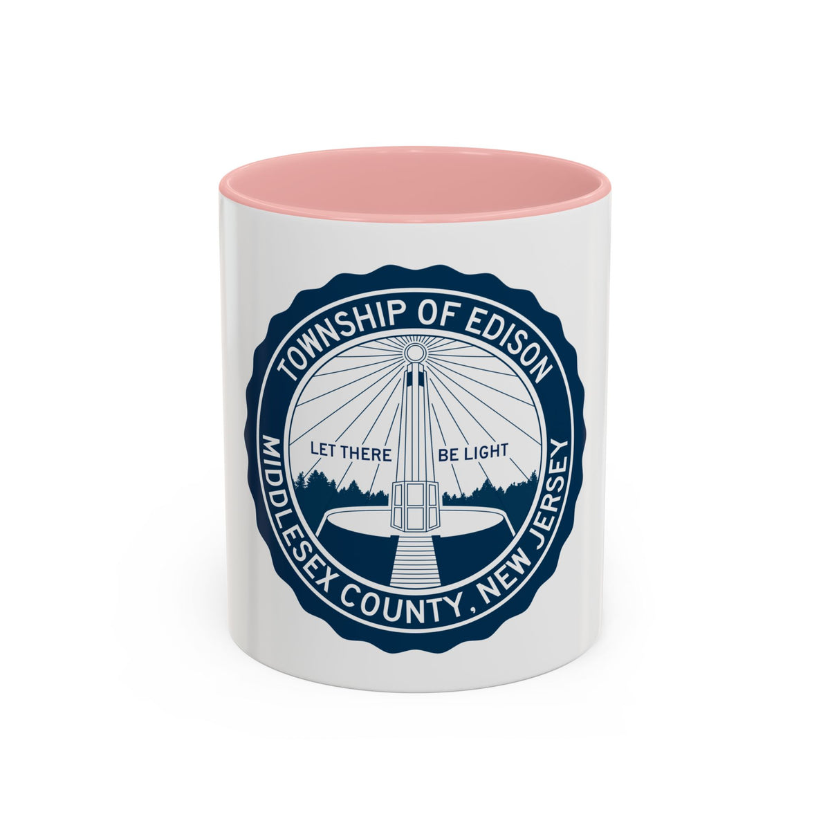Seal of Edison NJ - Accent Coffee Mug