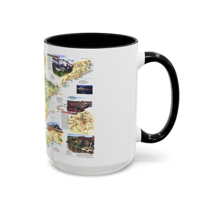 Spain and Portugal - A Traveller's Map (1998) (Map) Accent Coffee Mug