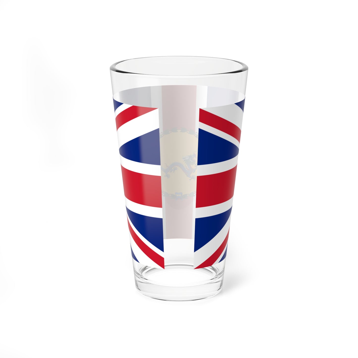 Flag of the Commissioner of Weihaiwei 1899-1903 (China) Pint Glass 16oz