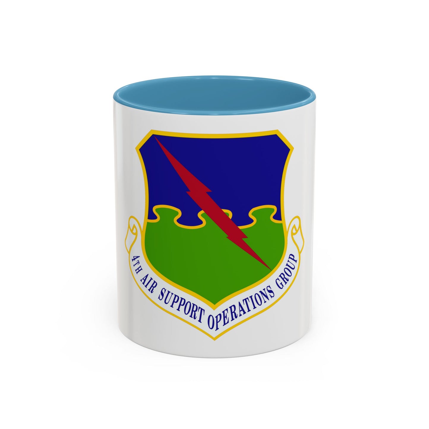 4 Air Support Operations Group USAFE (U.S. Air Force) Accent Coffee Mug