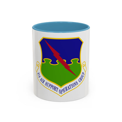 4 Air Support Operations Group USAFE (U.S. Air Force) Accent Coffee Mug