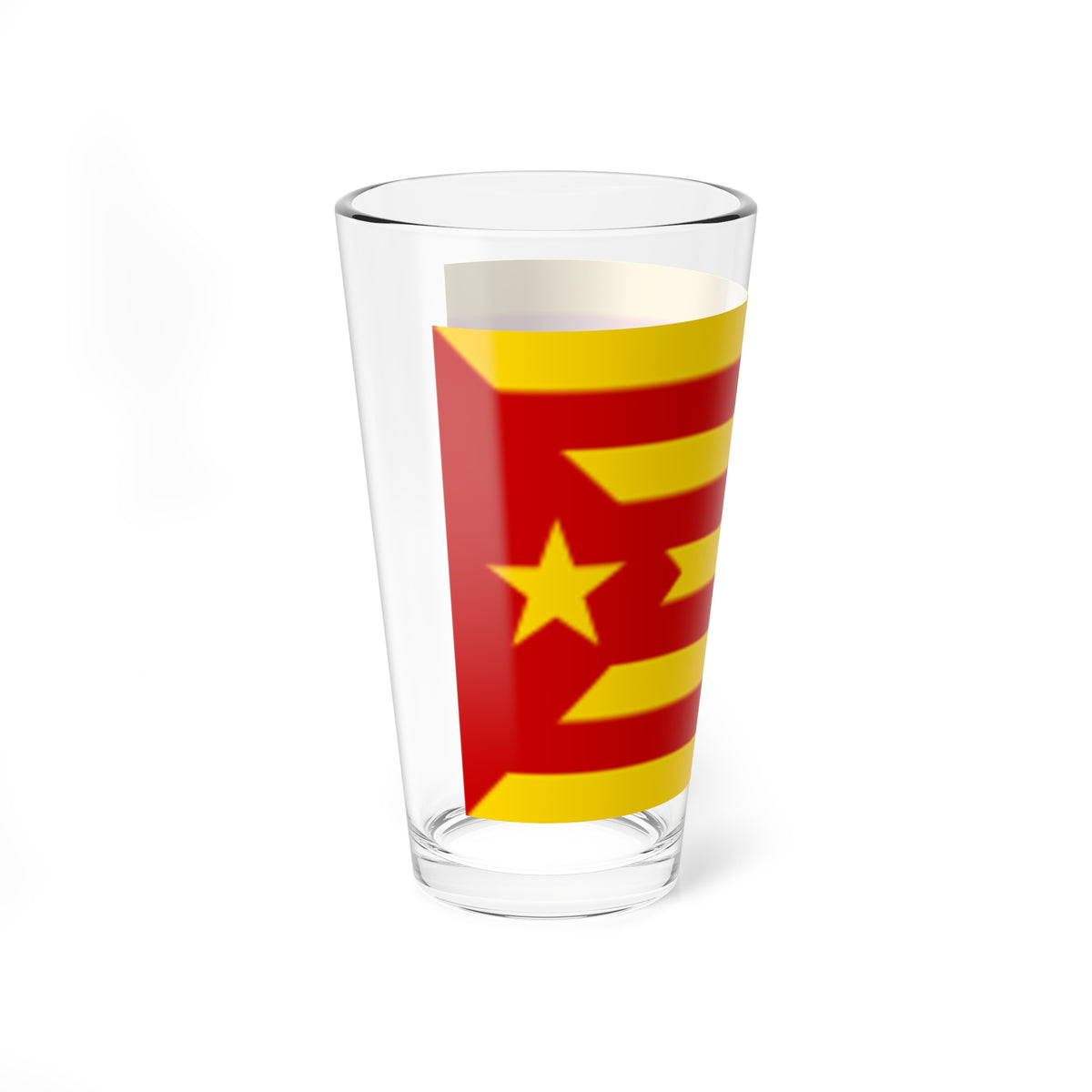 Estelada Roja (Spain) Pint Glass 16oz