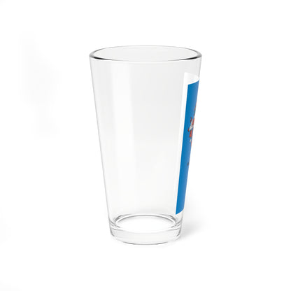 Flag of Hajdudorog vertical (Hungary) Pint Glass 16oz