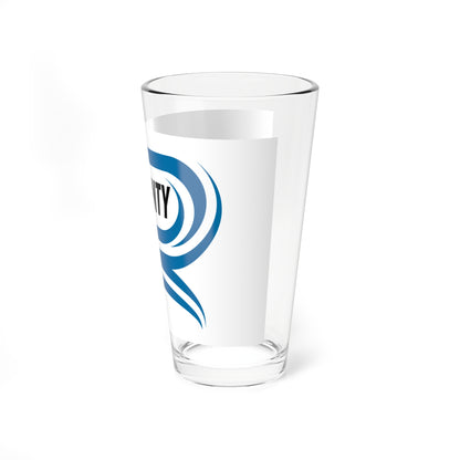 Flag of Riley County Kansas (United States) Pint Glass 16oz