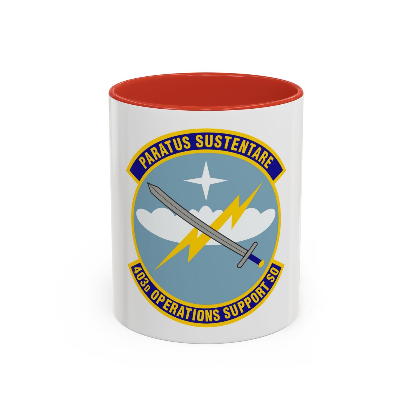 403d Operations Support Squadron (U.S. Air Force) Accent Coffee Mug