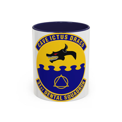 31st Dental Squadron (U.S. Air Force) Accent Coffee Mug