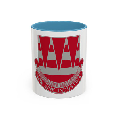 63 Engineer Battalion (U.S. Army) Accent Coffee Mug