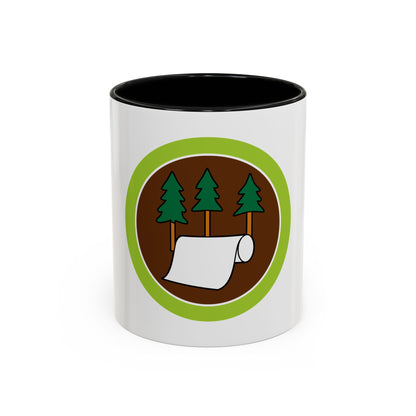Pulp and Paper (Boy Scout Merit Badge) Accent Coffee Mug