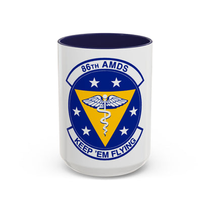 86 Aerospace Medicine Squadron USAFE (U.S. Air Force) Accent Coffee Mug
