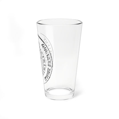 Seal of the Swedish colony of Saint Barthélemy 1784-1877 (Sweden) (Coat of Arms) Pint Glass 16oz