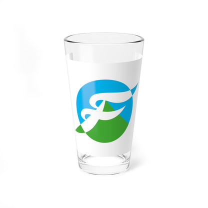 Flag of Fukuchi Fukuoka (Japan) Pint Glass 16oz