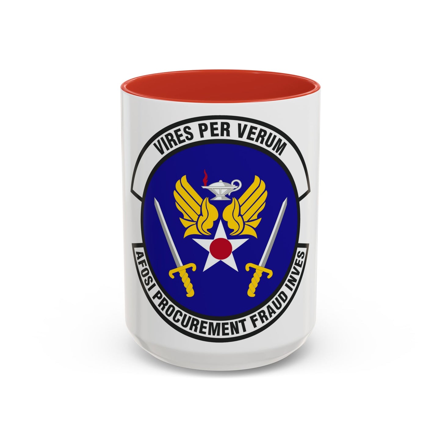 AFOSI Office of Procurement Fraud Investigations (U.S. Air Force) Accent Coffee Mug