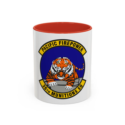 36 Munitions Squadron PACAF (U.S. Air Force) Accent Coffee Mug