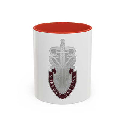 74 Medical Battalion (U.S. Army) Accent Coffee Mug