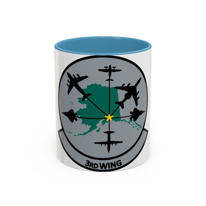 3rd Wing v2 (U.S. Air Force) Accent Coffee Mug