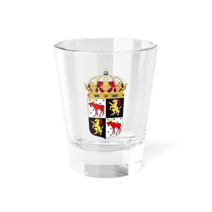 Gävleborgs län vapen crowned (Sweden) (Coat of Arms) Shot Glass 1.5oz