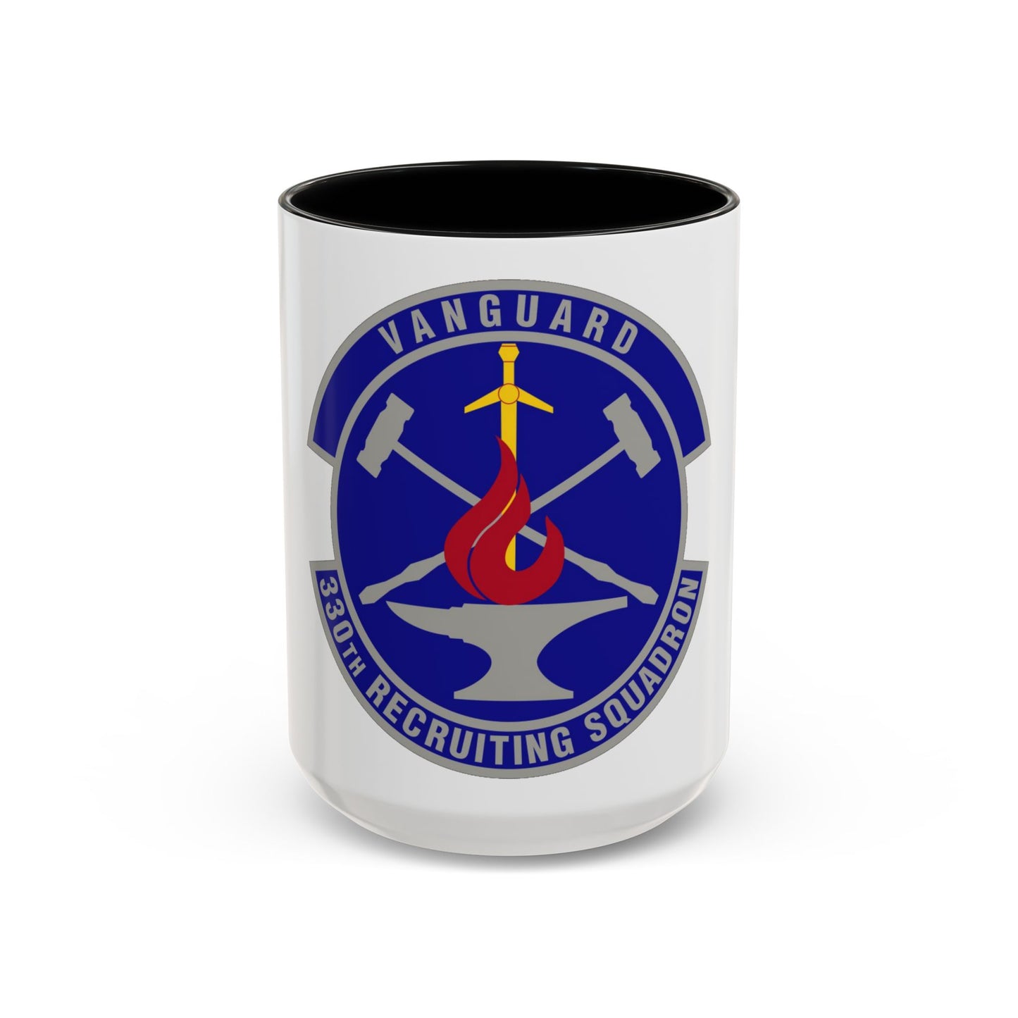 330 Recruiting Squadron AETC (U.S. Air Force) Accent Coffee Mug