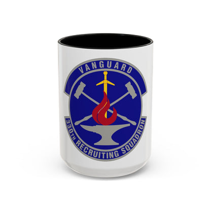 330 Recruiting Squadron AETC (U.S. Air Force) Accent Coffee Mug
