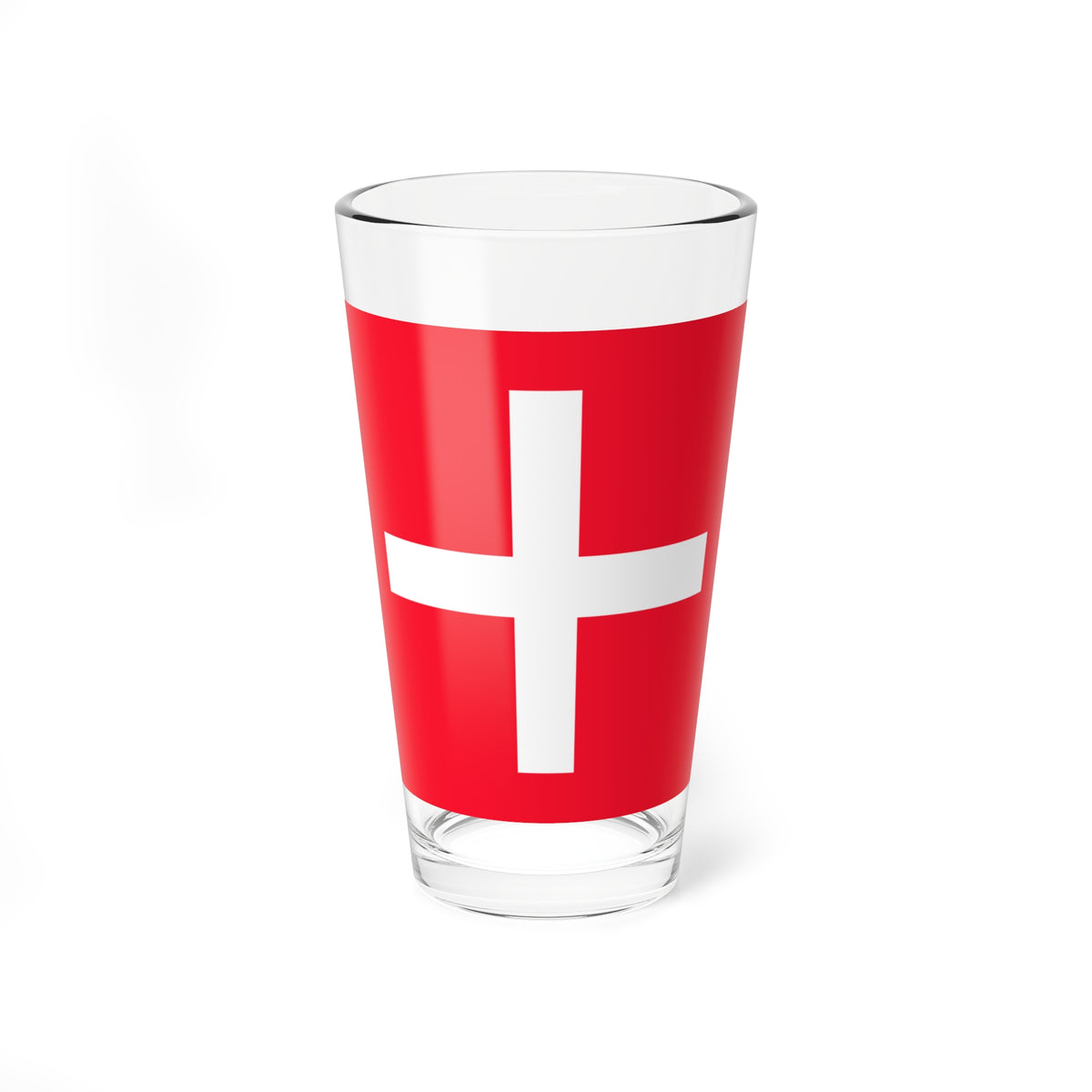 Early Swiss cross (Switzerland) Pint Glass 16oz