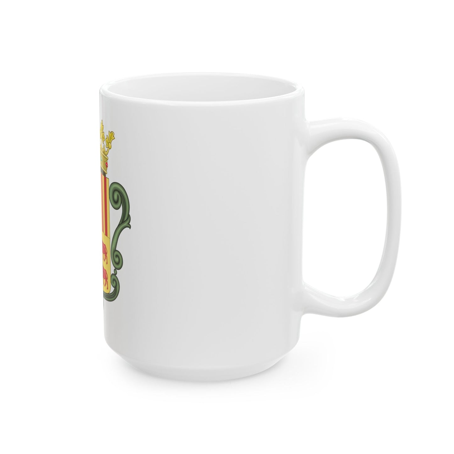 Coat of arms of Andorra (1800-1949) - White Coffee Mug