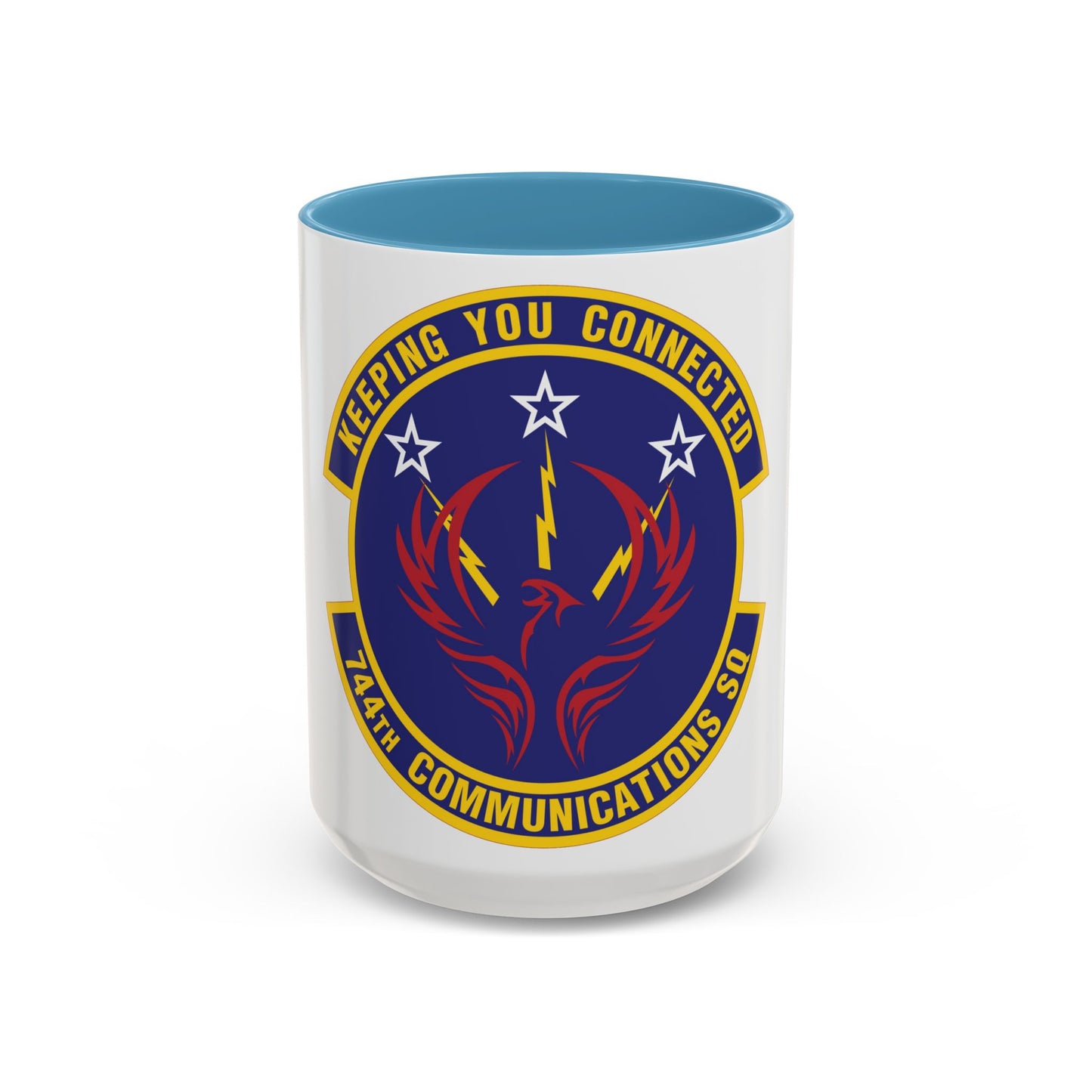 744th Communications Squadron (U.S. Air Force) Accent Coffee Mug