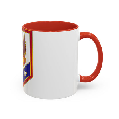 110 Maneuver Enhancement Brigade (U.S. Army) Accent Coffee Mug