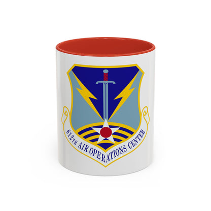612 Air Operations Center ACC (U.S. Air Force) Accent Coffee Mug