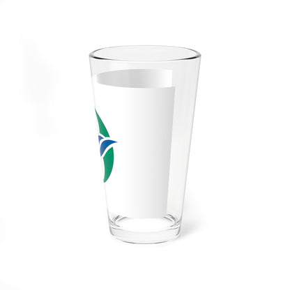 Flag of Nagahama Shiga (Japan) Pint Glass 16oz
