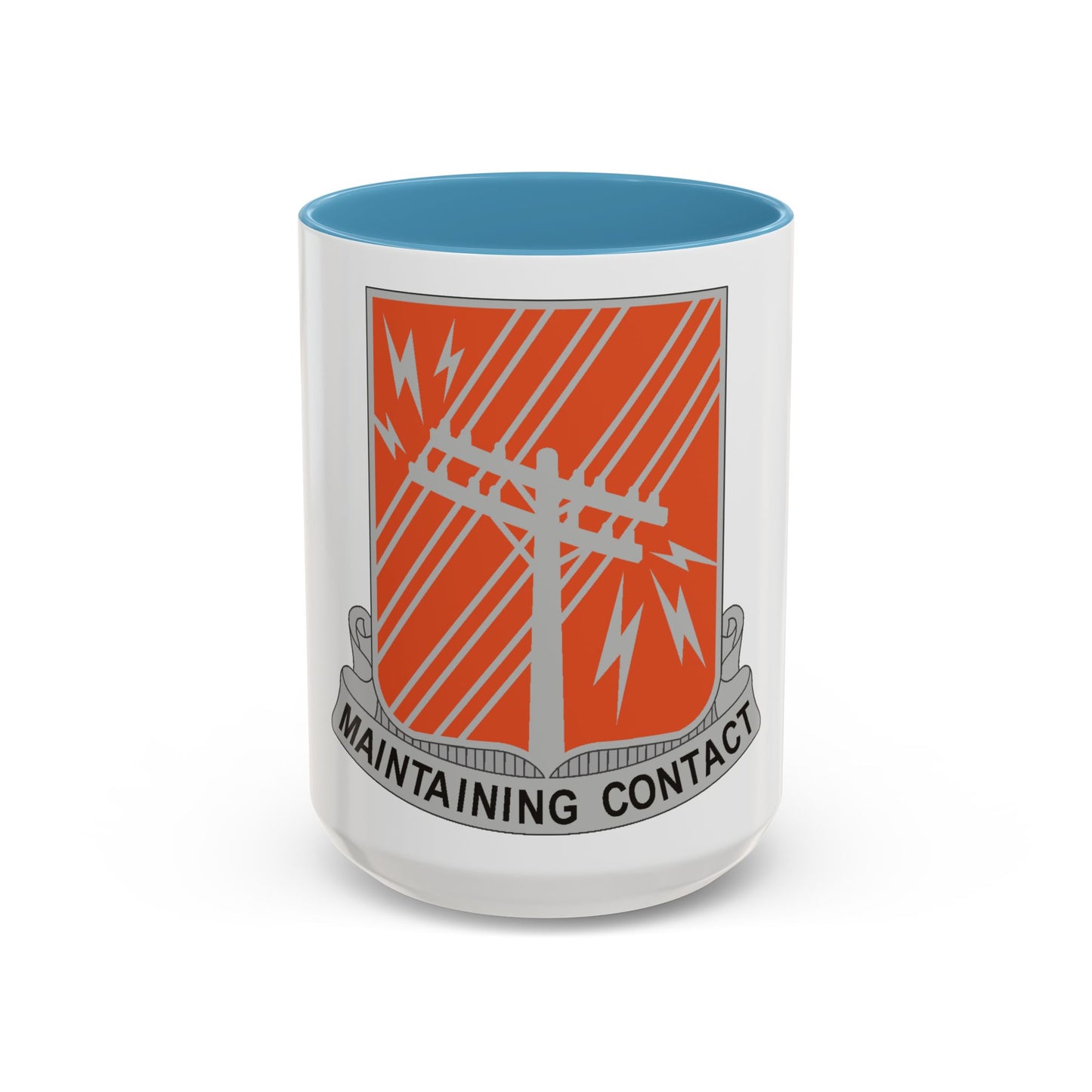 440 Signal Battalion (U.S. Army) Accent Coffee Mug