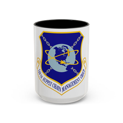 748 Supply Chain Management Group AFMC (U.S. Air Force) Accent Coffee Mug