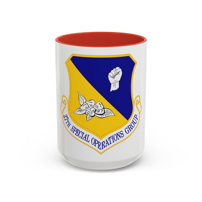 27 Special Operations Group AFSOC (U.S. Air Force) Accent Coffee Mug