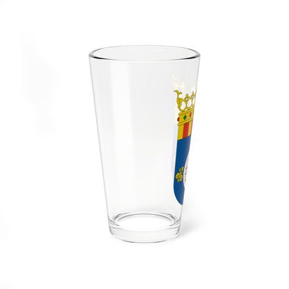 Escudo del Campo de Cariñena (Spain) (Coat of Arms) Pint Glass 16oz