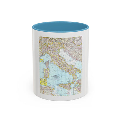 Italy (1961) (Map) Accent Coffee Mug
