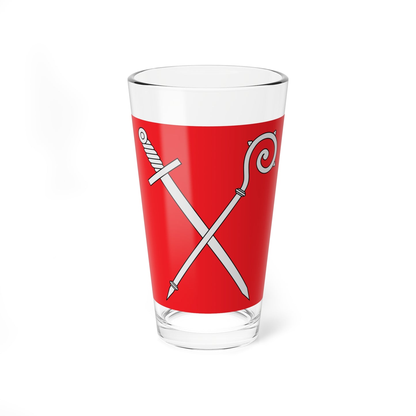 Flag of Diocese of Sion (Switzerland) Pint Glass 16oz