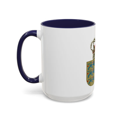 Coat of arms of the County of Greenland - Accent Coffee Mug