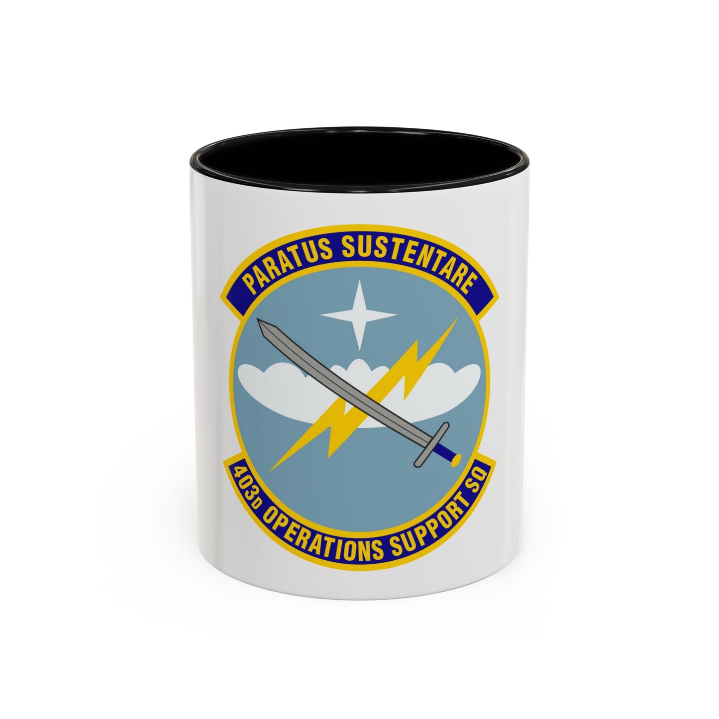 403d Operations Support Squadron (U.S. Air Force) Accent Coffee Mug
