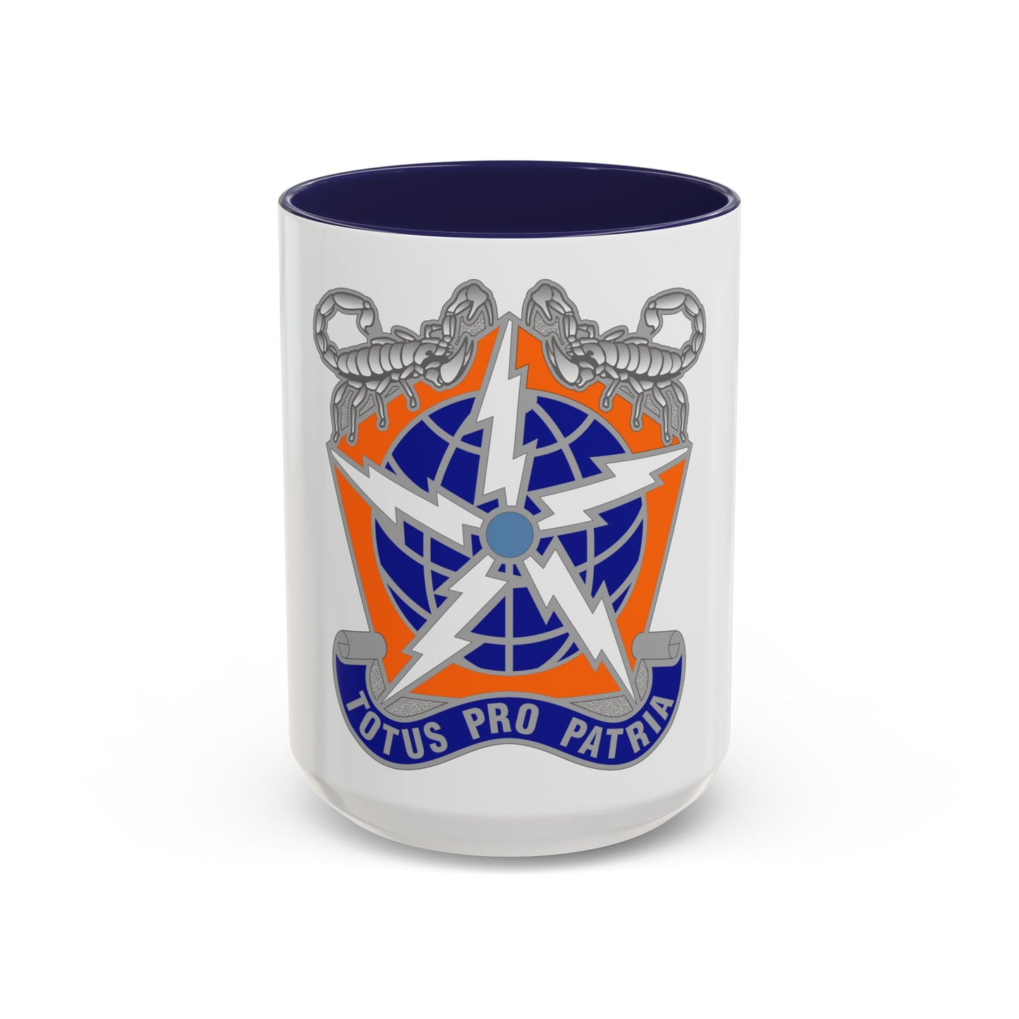 505 Signal Brigade 3 (U.S. Army) Accent Coffee Mug