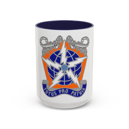 505 Signal Brigade 3 (U.S. Army) Accent Coffee Mug
